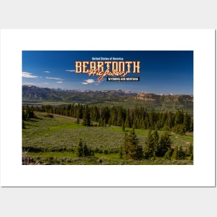 Beartooth Highway Wyoming and Montana Posters and Art